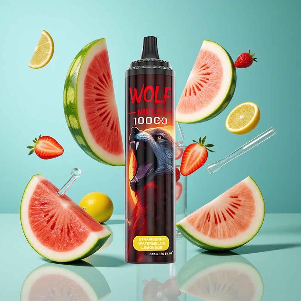 Ягода Диня Лимонада JNR Wolf Niplo 10000 Пуфове 20ml Bulgaria vapes