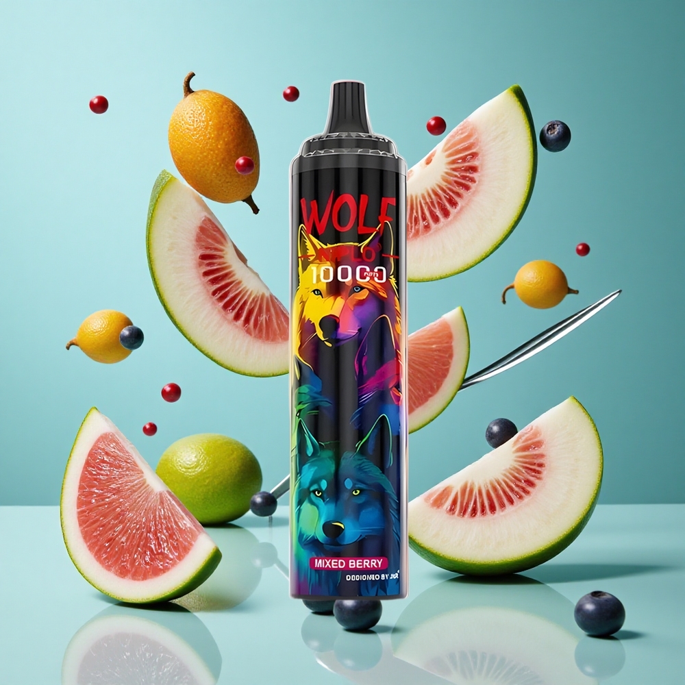 Смесени горски плодове JNR Wolf Niplo 10000 Пуфове Батерия 650mAh Bulgaria vapes