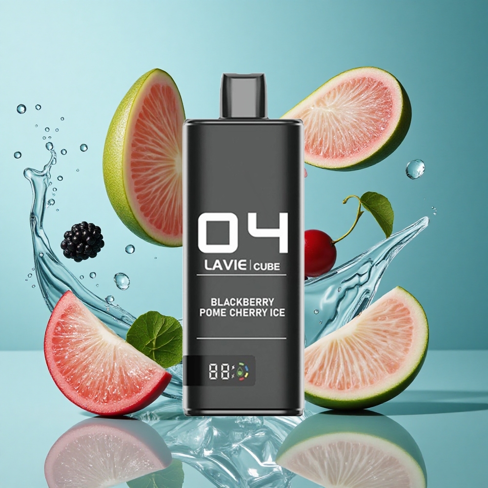 Къпина Ябълка Череша Лед Lavie Cube 20000 Пуфове 28ML Bulgaria vapes