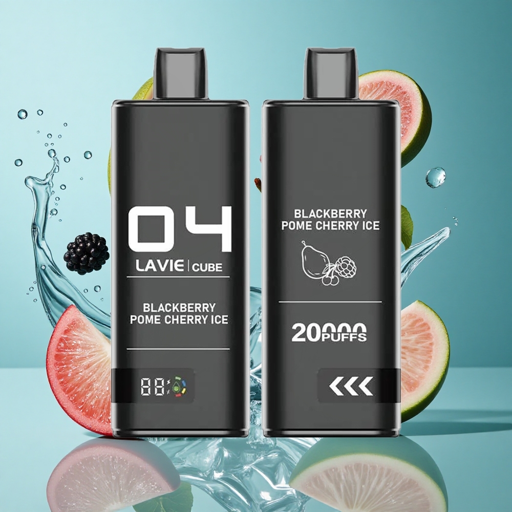 Къпина Ябълка Череша Лед Lavie Cube 20000 Пуфове 28ML Bulgaria vapes