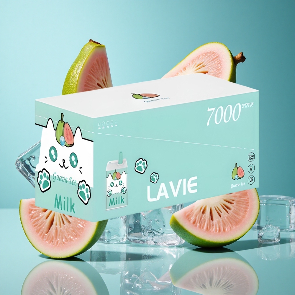 Гуава Лед LAVIE Milk 7000 Пуфове 16ML Bulgaria vapes