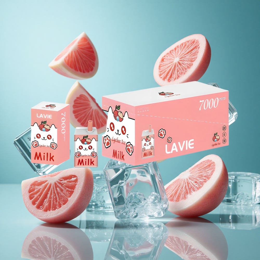 Личи Лед LAVIE Milk 7000 Пуфове 16ML Bulgaria vapes