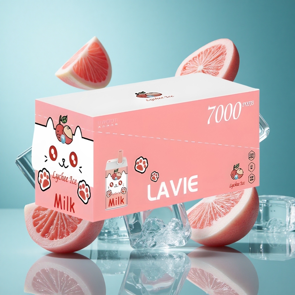 Личи Лед LAVIE Milk 7000 Пуфове 16ML Bulgaria vapes
