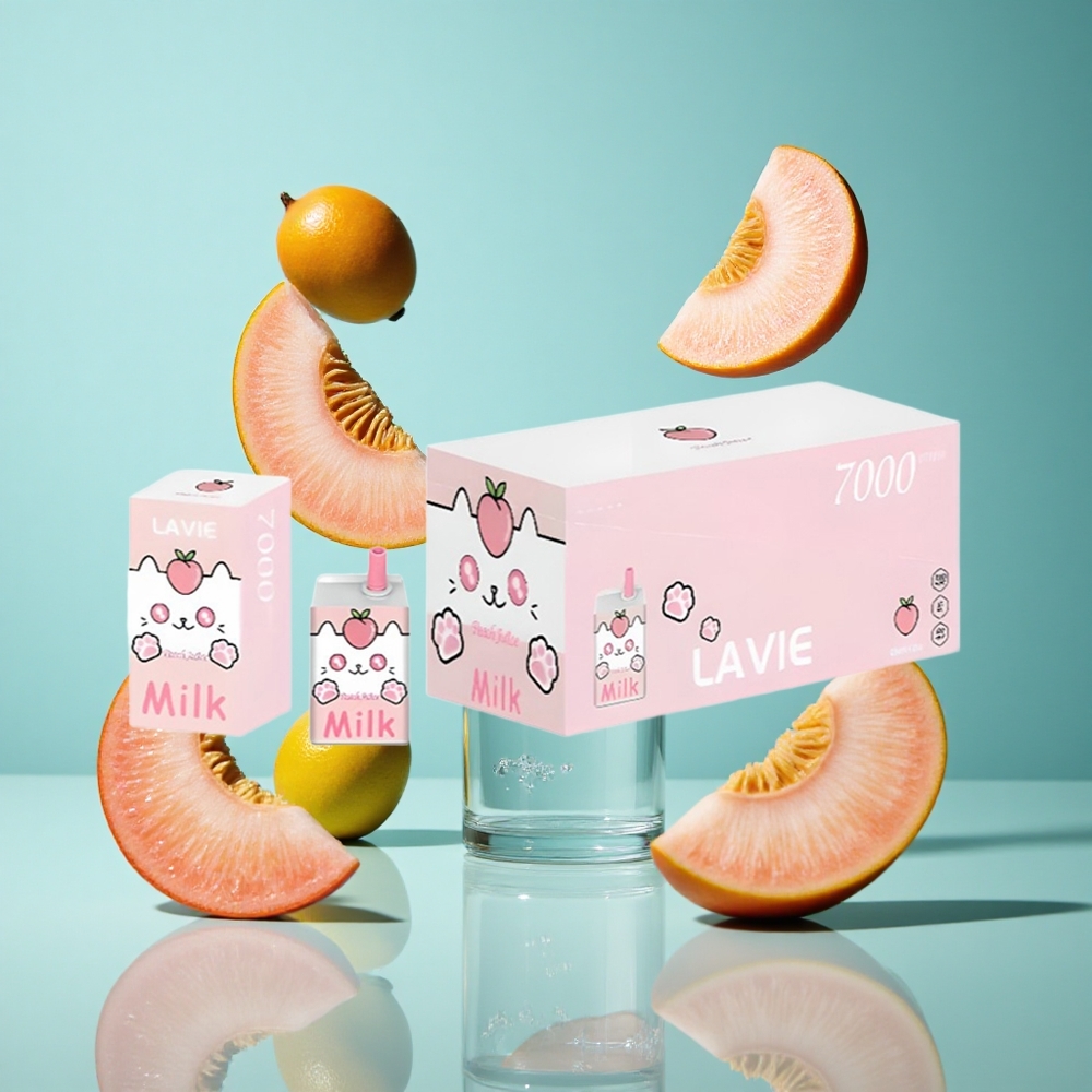 праскова сок LAVIE Milk 7000 пуфове 16ML Bulgaria vapes