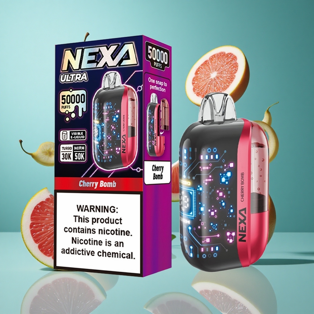 Череша NEXA Ultra 50000 Пуфове 20мл 5% Никотин Bulgaria vapes