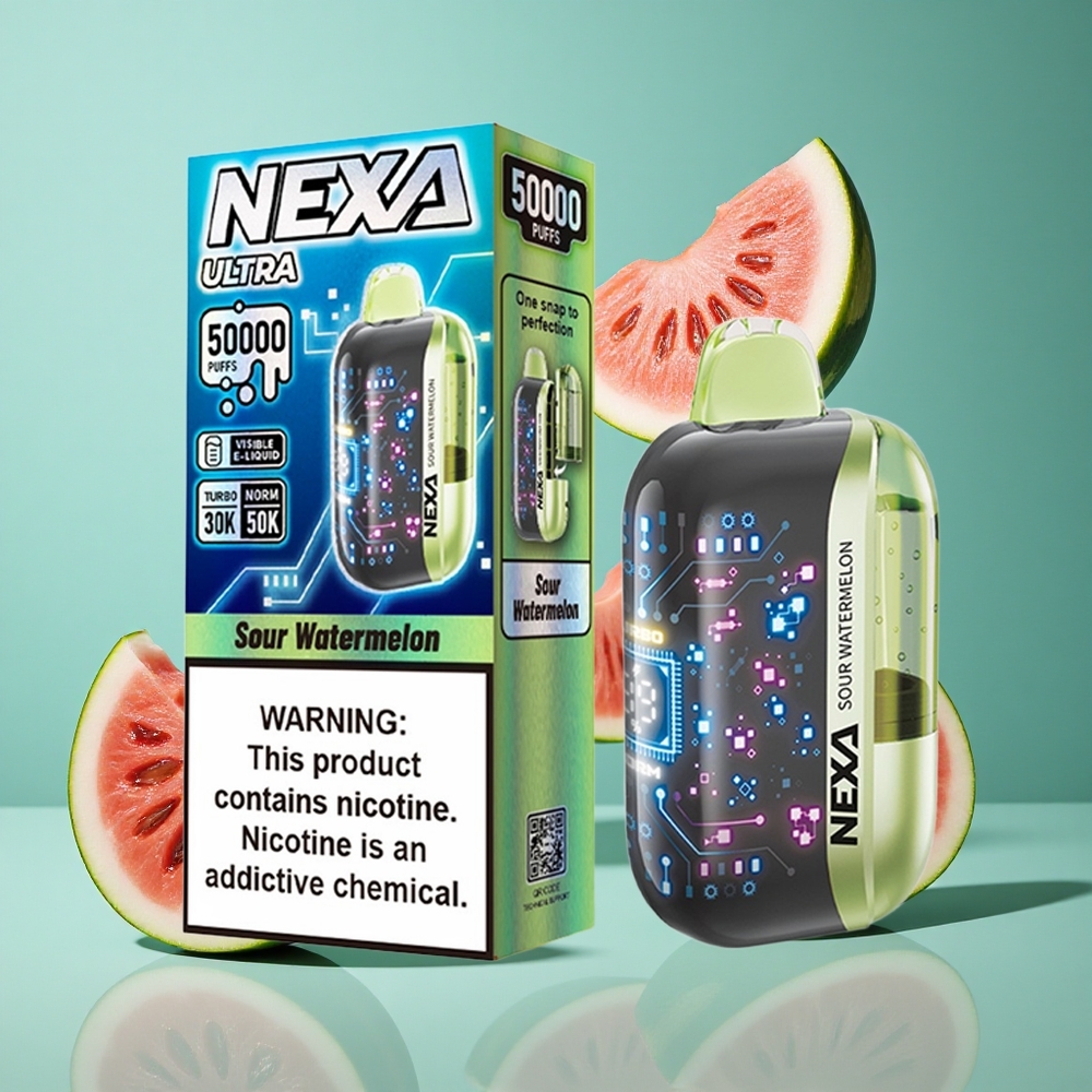 Кисела диня NEXA Ultra 50000 Пуфове 20мл и 5% никотин Bulgaria vapes