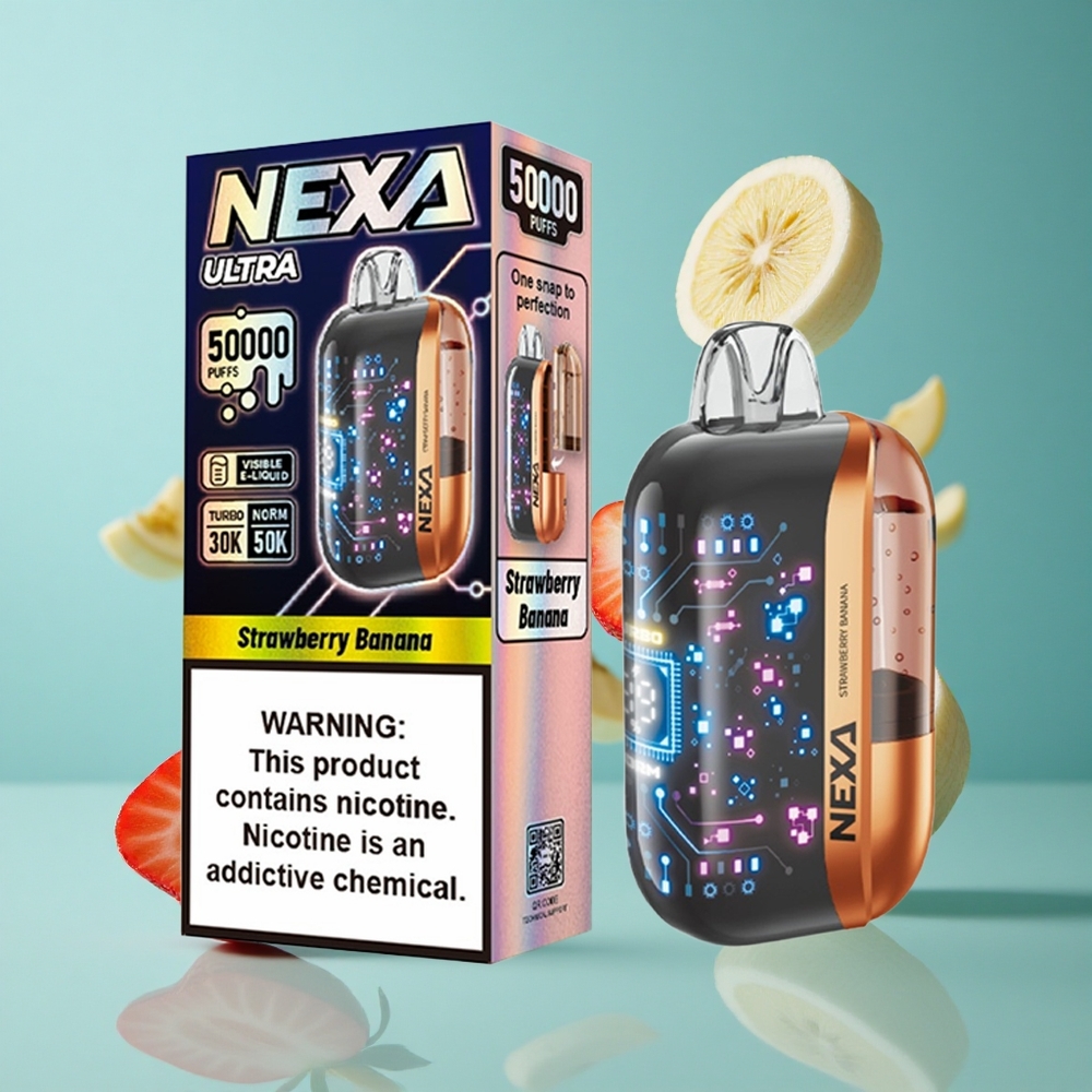 Ягода Банан NEXA Ultra 50000 Пуфове Задвижвания 20мл 5% Никотин Bulgaria vapes