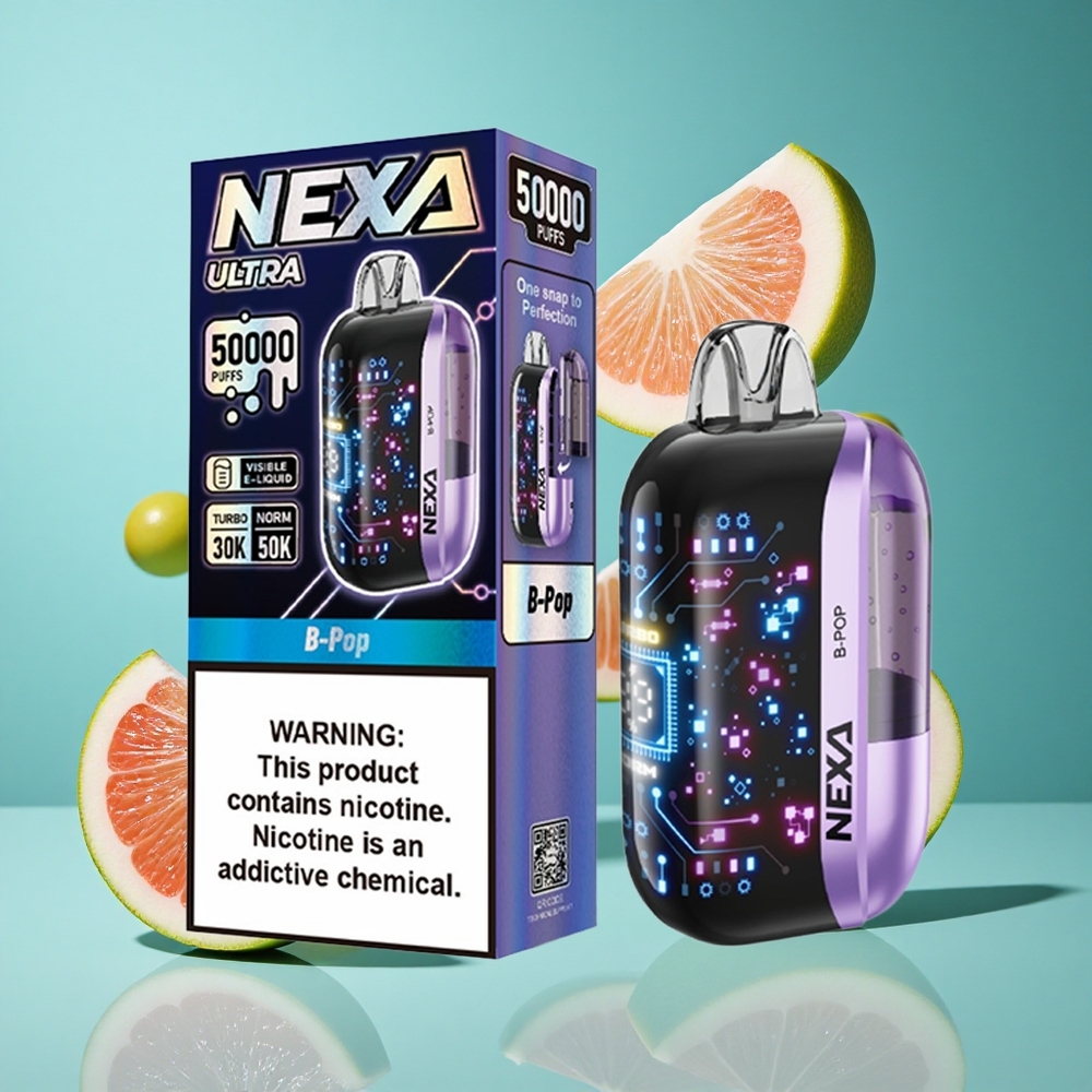 Мента/Боровинка NEXA Ultra 50000 пуфта Дисплей/20мл Bulgaria vapes