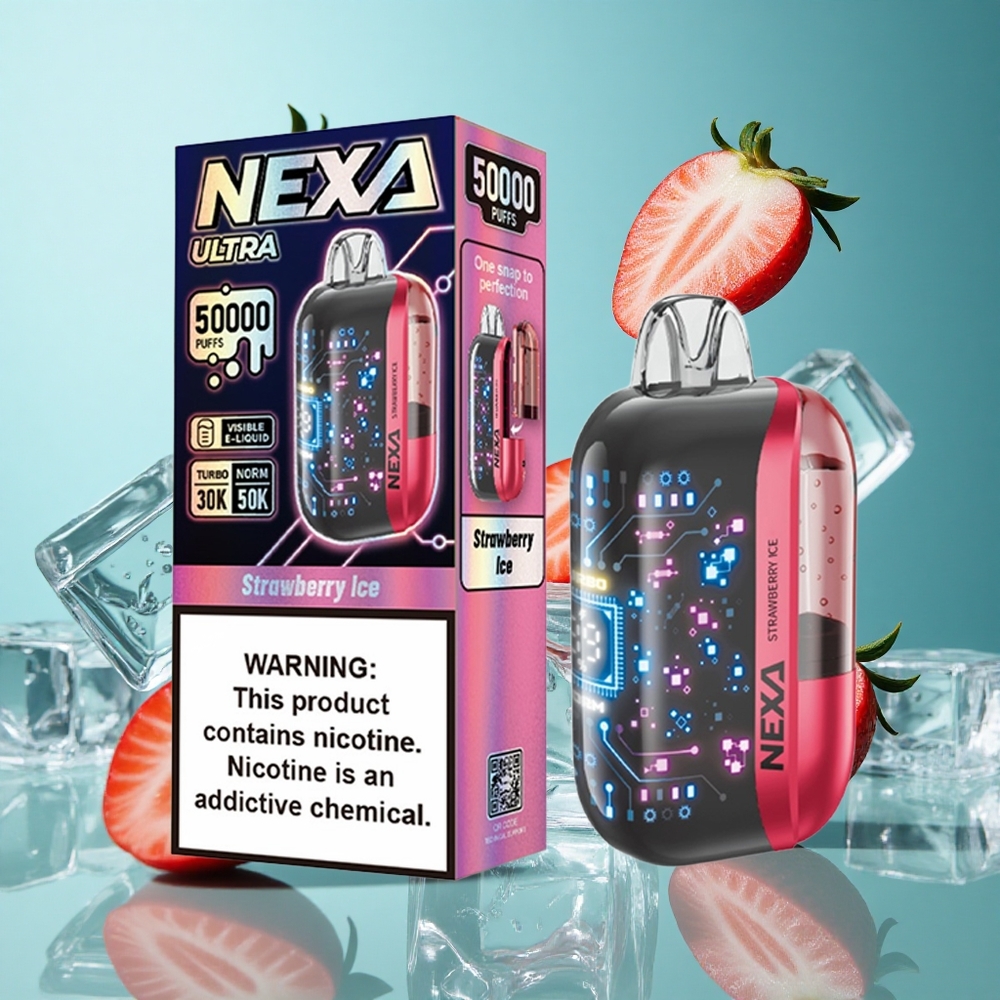 Ягода Лед NEXA Ultra 50000 Въздухоизтоствания 20мл Dual Mesh Bulgaria vapes