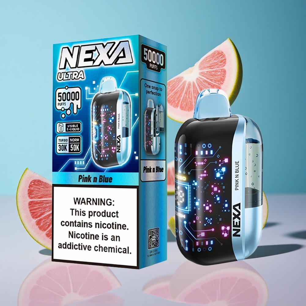 Розово и Син NEXA Ultra 50 000 Пуфове 20мл и 5% Никотин Bulgaria vapes