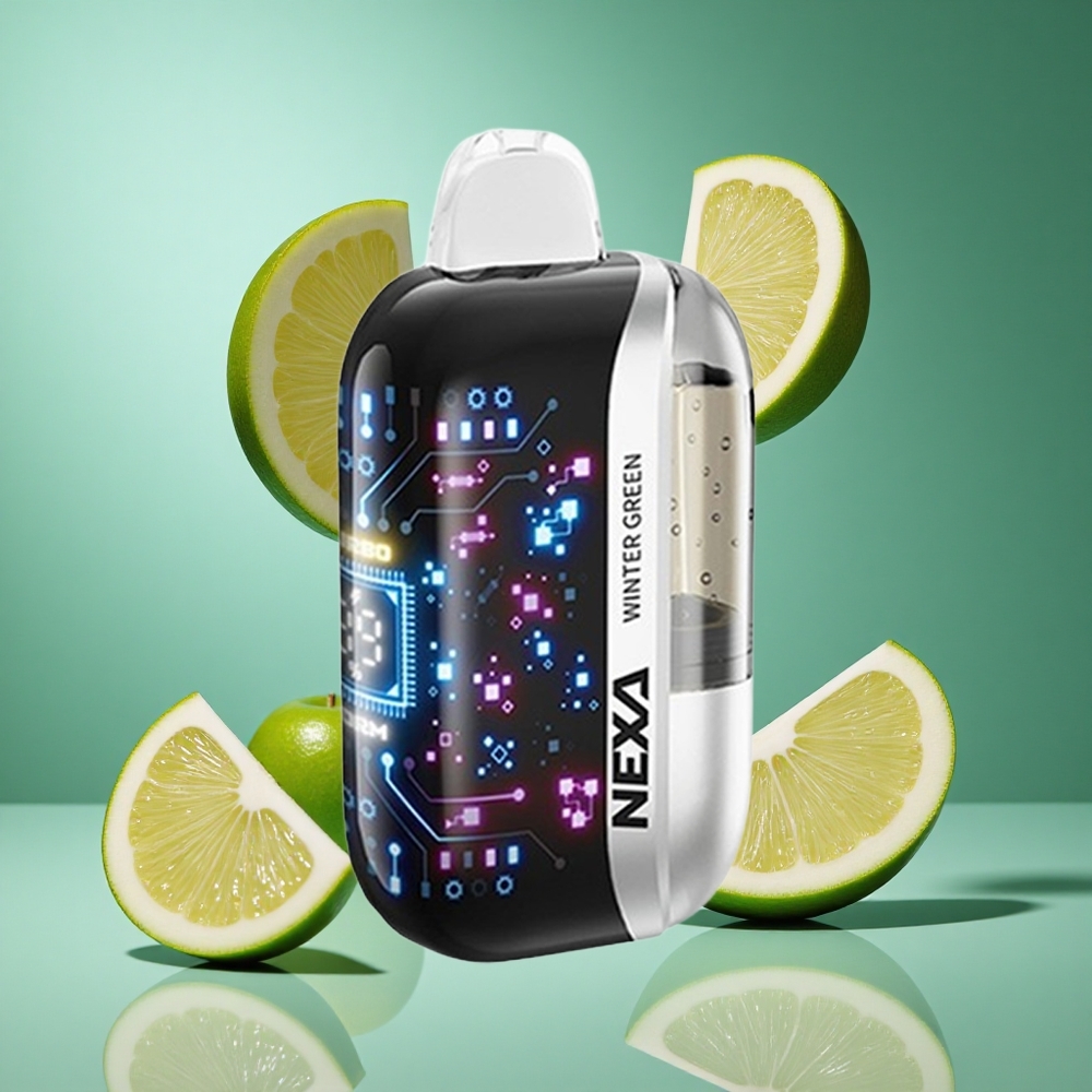 Зимно зелено NEXA Ultra 50 000 димки 20ml 5% Никотин Bulgaria vapes