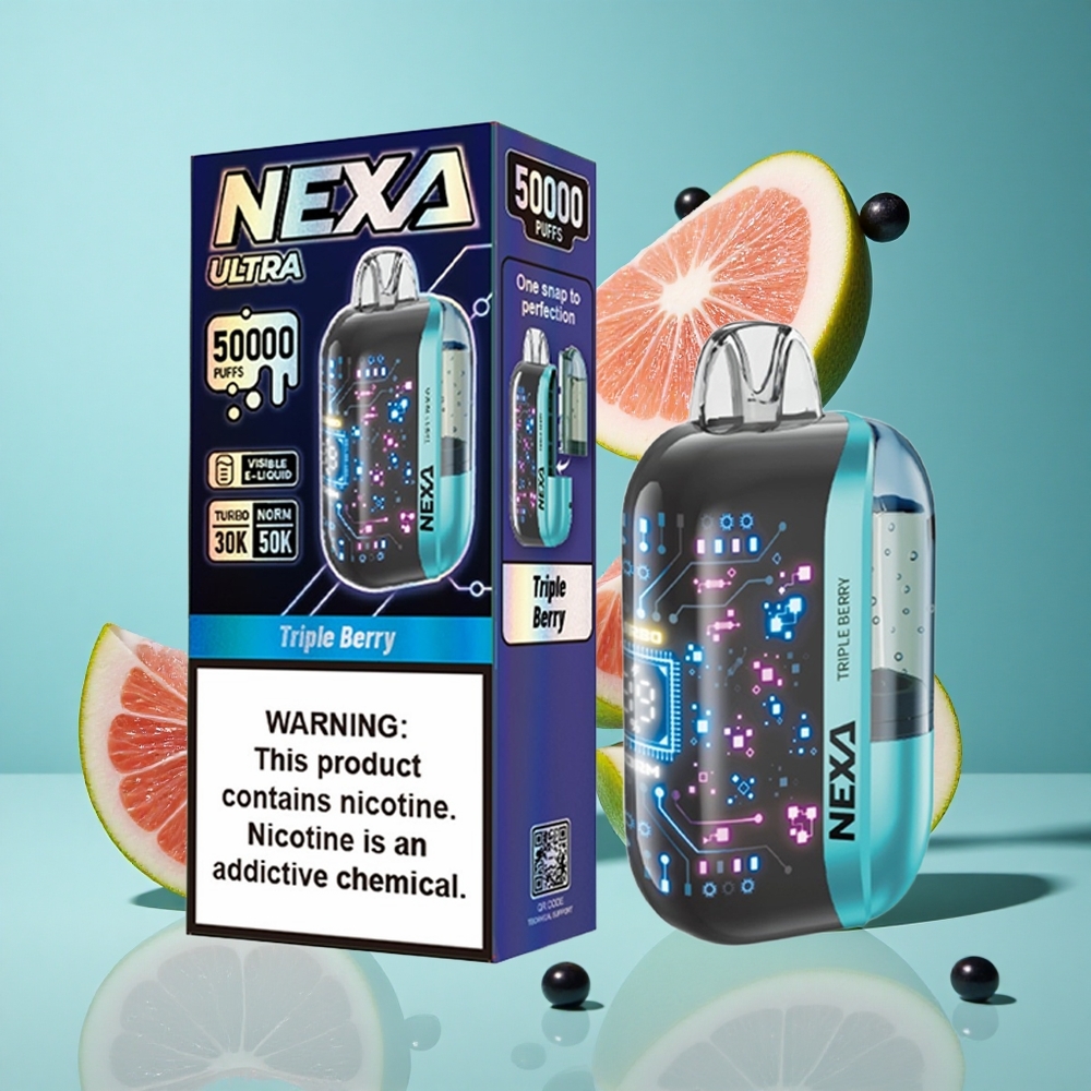 Тройни ягоди NEXA Ultra 50 000 пуфса 5% никотин Bulgaria vapes