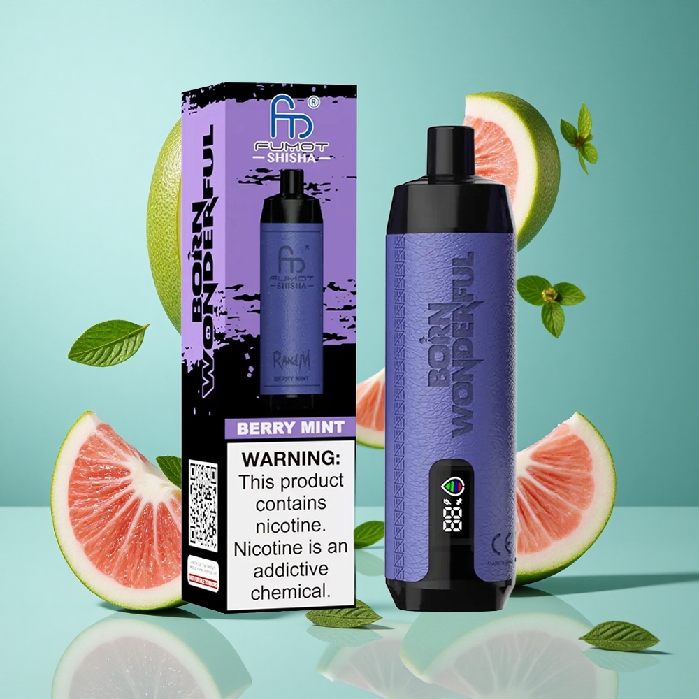 Ягодово-ментолов RandM Fumot Shisha 10000 Въздухоизточици 18ml Bulgaria vapes