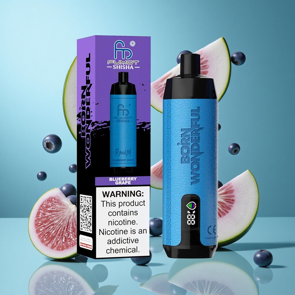 Боровинка Грозде RandM Fumot Shisha 10000 Пуфове 18ml Bulgaria vapes