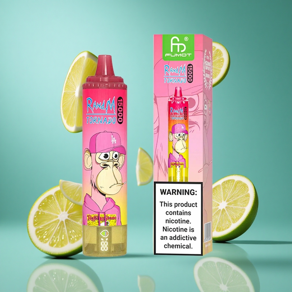 Лимон RandM Fumot Tornado 15000 Пуфове 25ml Bulgaria vapes