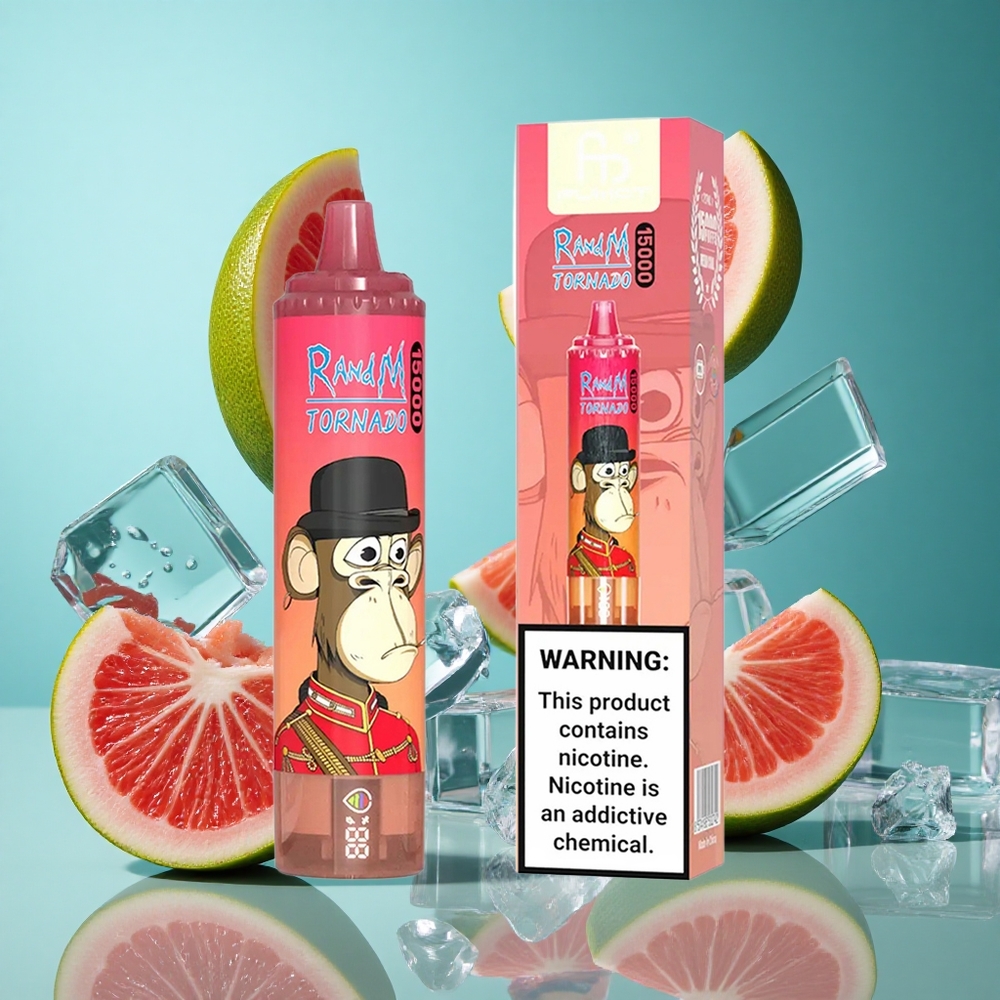 Червена енергия лед RandM Fumot Tornado 15000 пуфове 25ml Bulgaria vapes