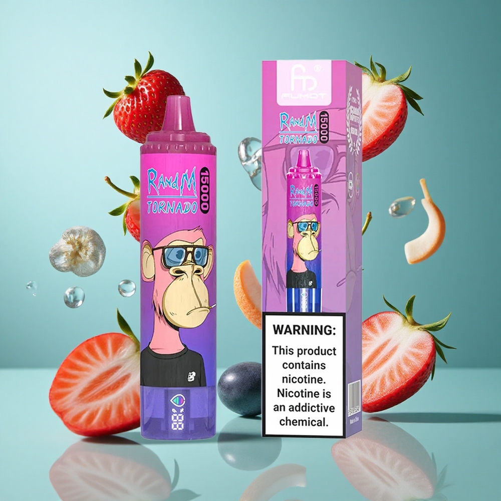 Ягода Грозде RandM Fumot Tornado 15000 Пуфове 25ml Bulgaria vapes