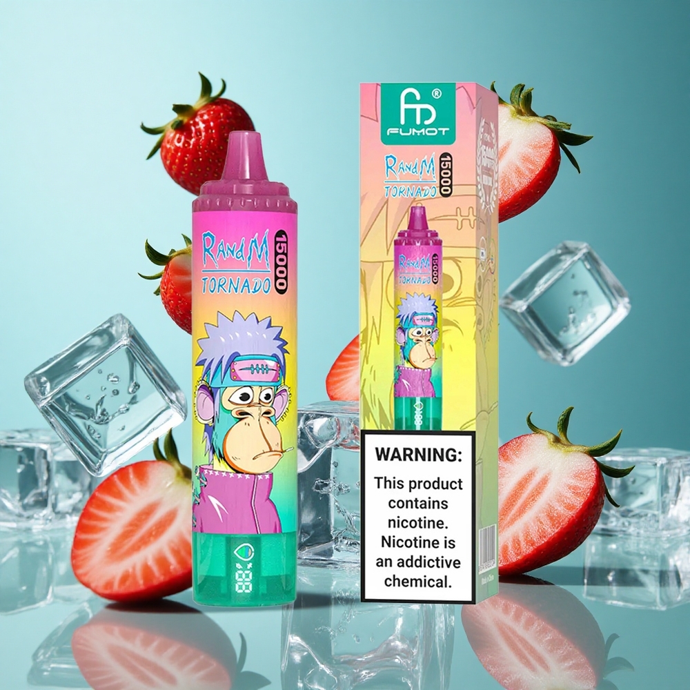 Ягода Лед RandM Fumot Tornado 15000 Пуфове Mesh Coil Bulgaria vapes