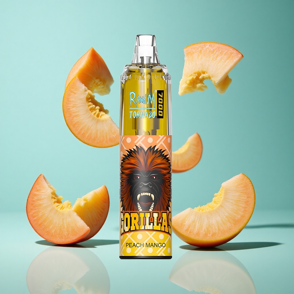 Праскова Манго RandM Fumot Tornado 7000 пуфове 14ML Bulgaria vapes