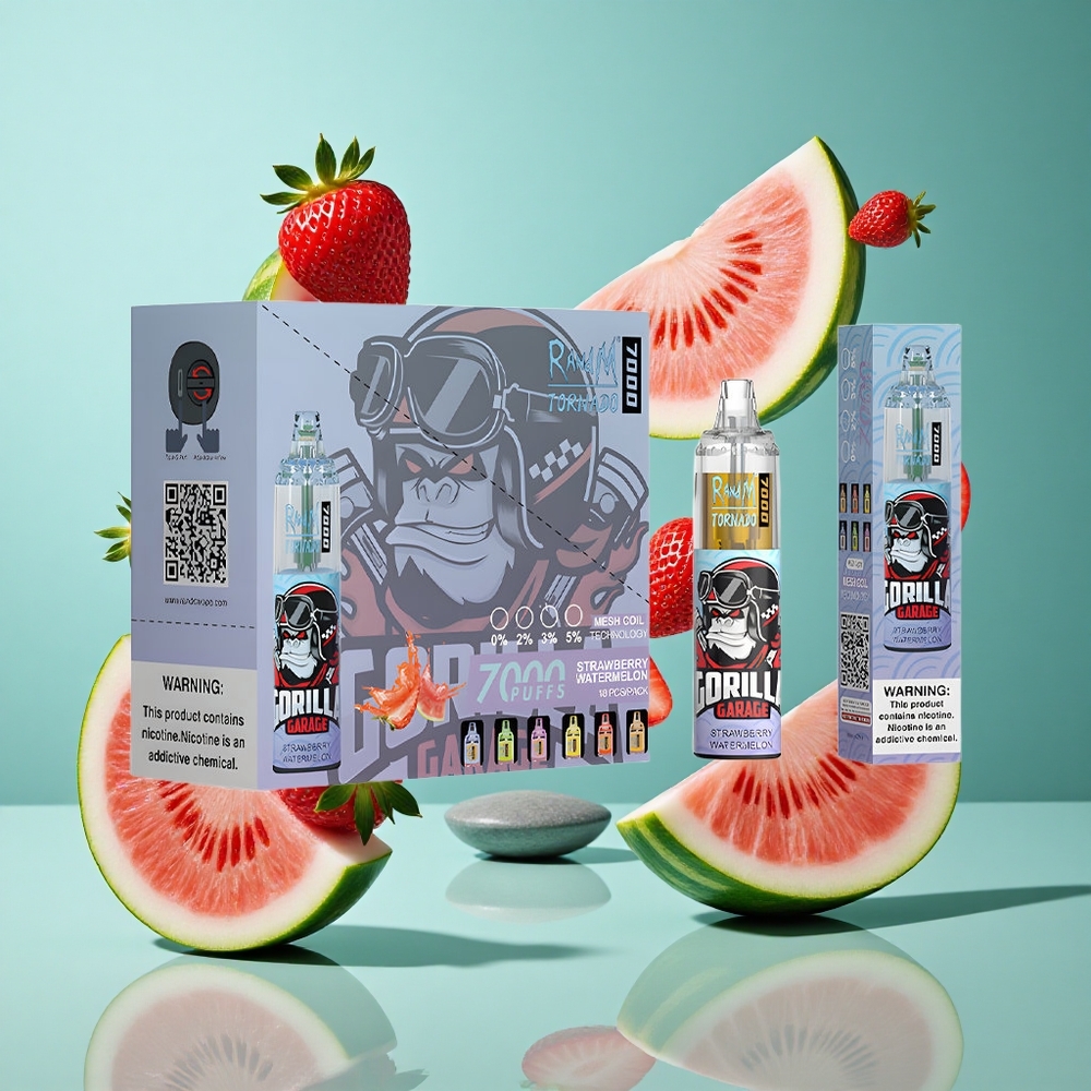Ягода Диня RandM Fumot Tornado 7000 Пуфове 14ML Bulgaria vapes