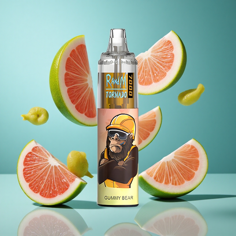 Мека Мечка RandM Fumot Tornado 7000 Пуфове 14 ML Bulgaria vapes