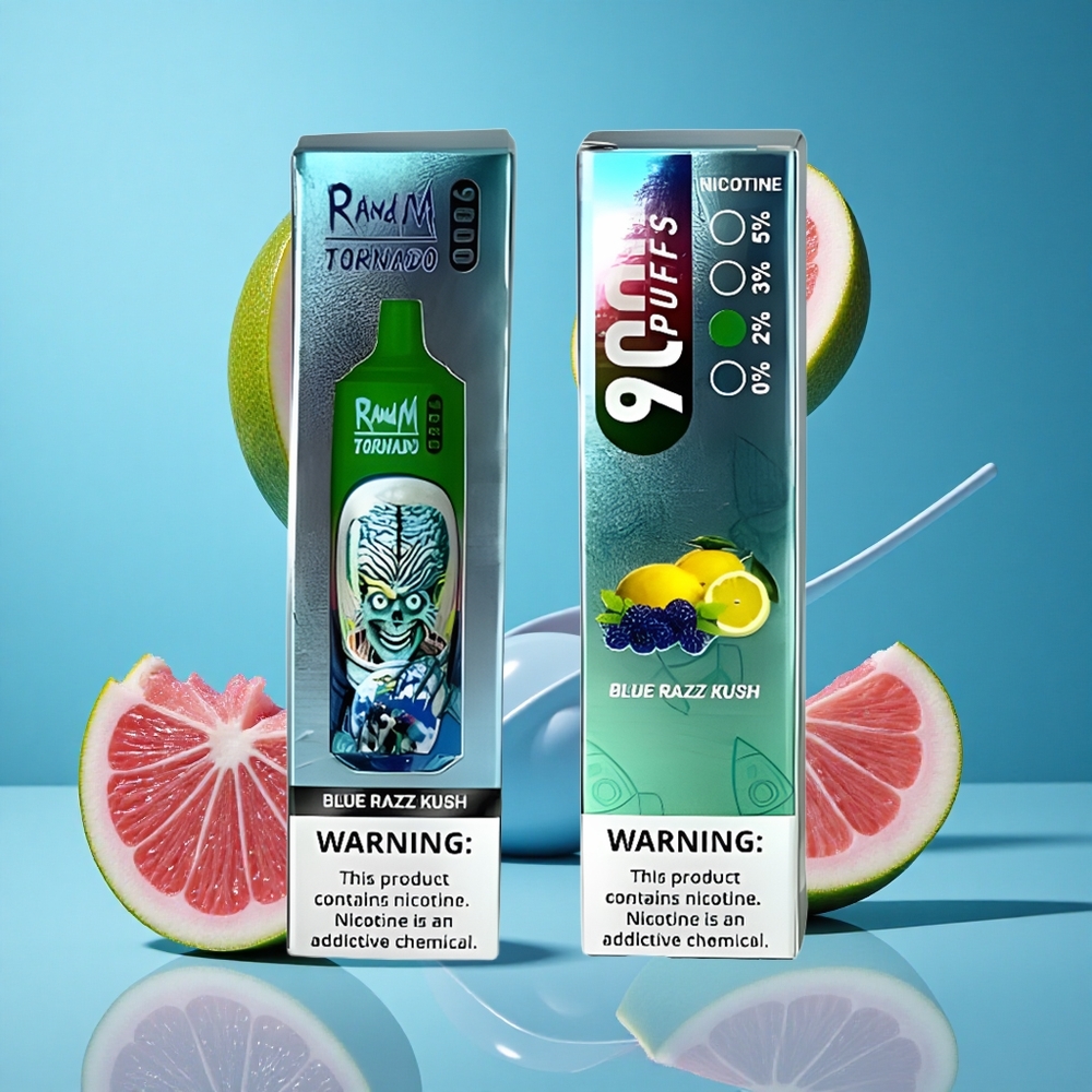 Синьо Раж Бранд RandM Fumot Tornado 9000 Пуфове 18 мл Bulgaria vapes