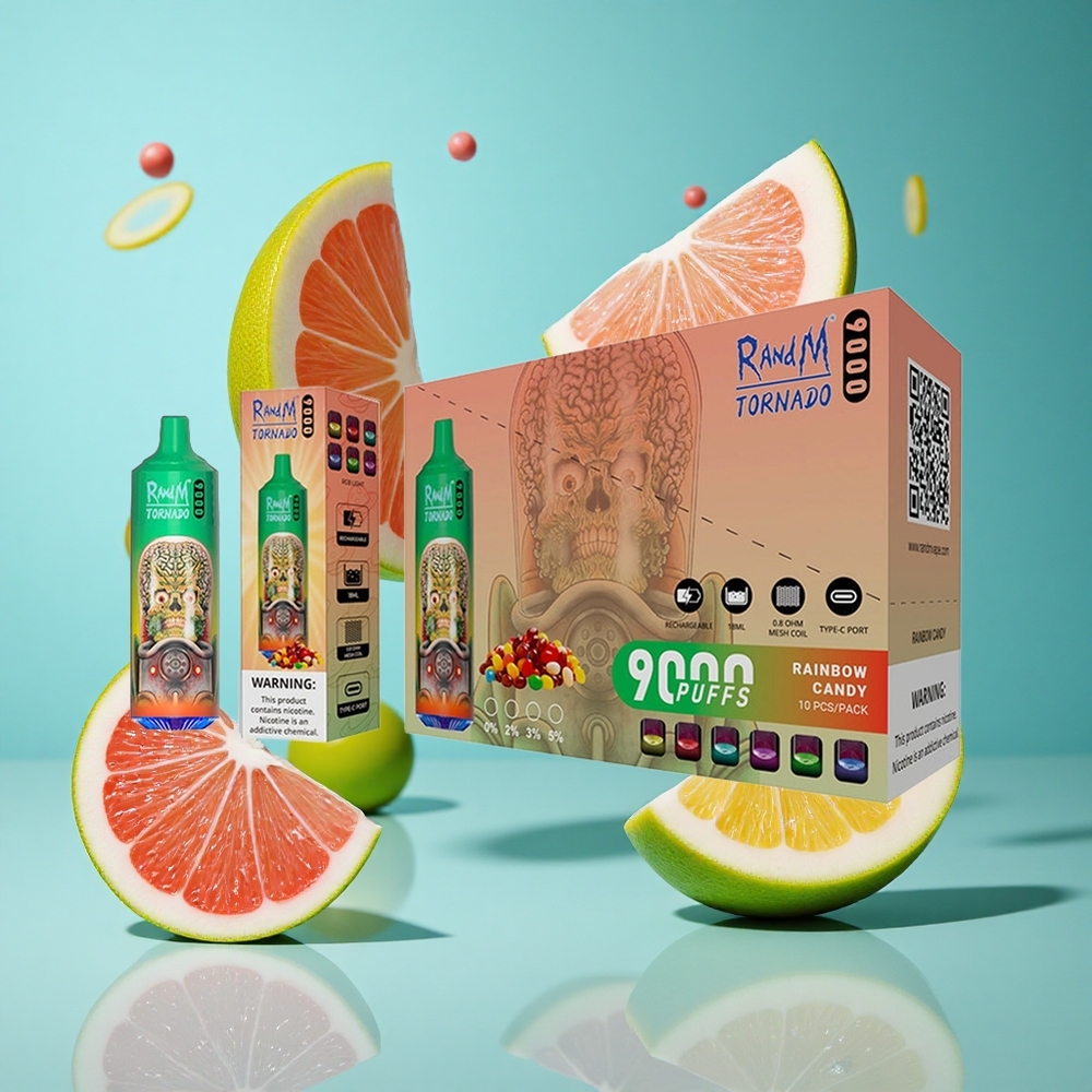 Рainbow Candy Вкус RandM Fumot Tornado 9000 Пуфове 18 мл Bulgaria vapes