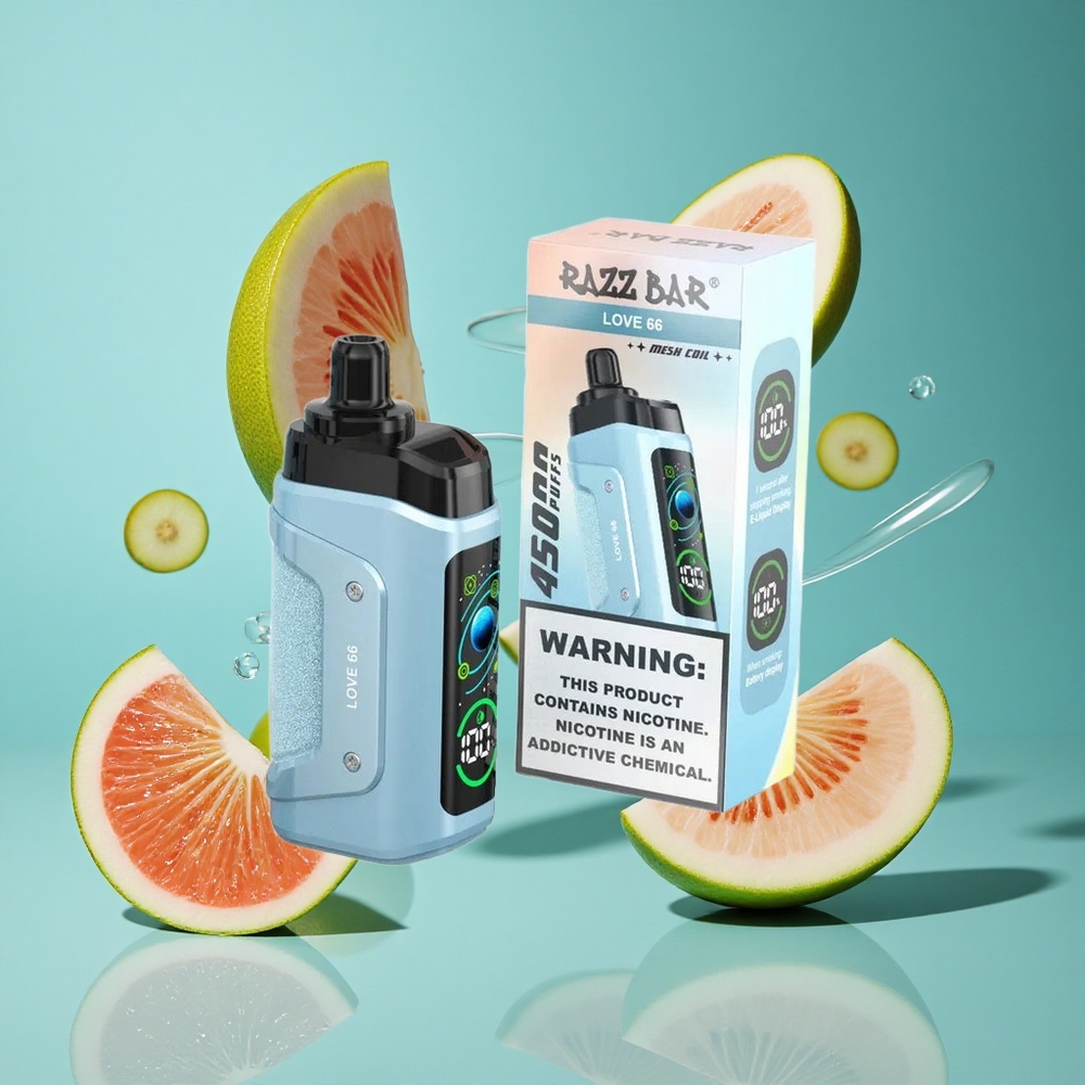 Любов 66 Razz Bar 45000 Пуфове Регулируем Въздушен Поток Bulgaria vapes