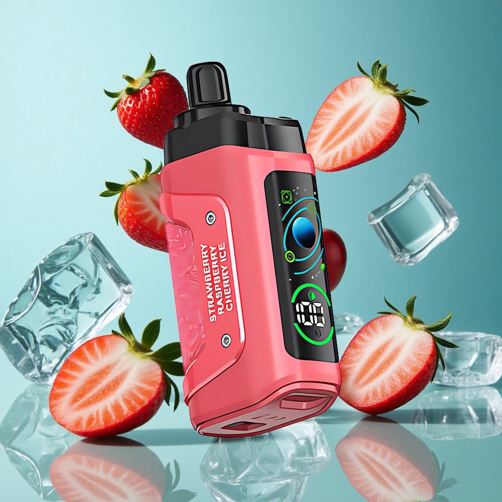 Ягода Череша Лед Razz Bar 45000 Въздушен поток 650 mAh Bulgaria vapes