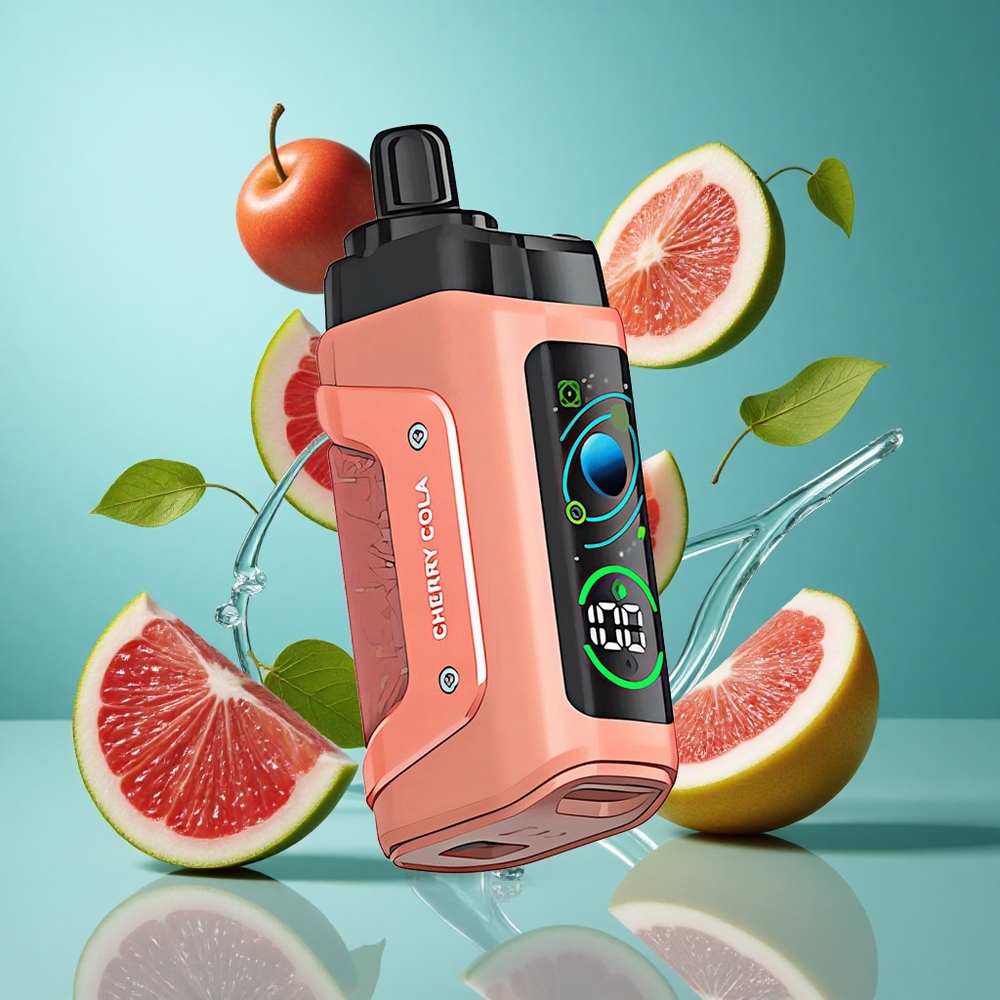 Вишна Кола Razz Bar 45000 Пуфове Регулируем Въздушен Поток Bulgaria vapes