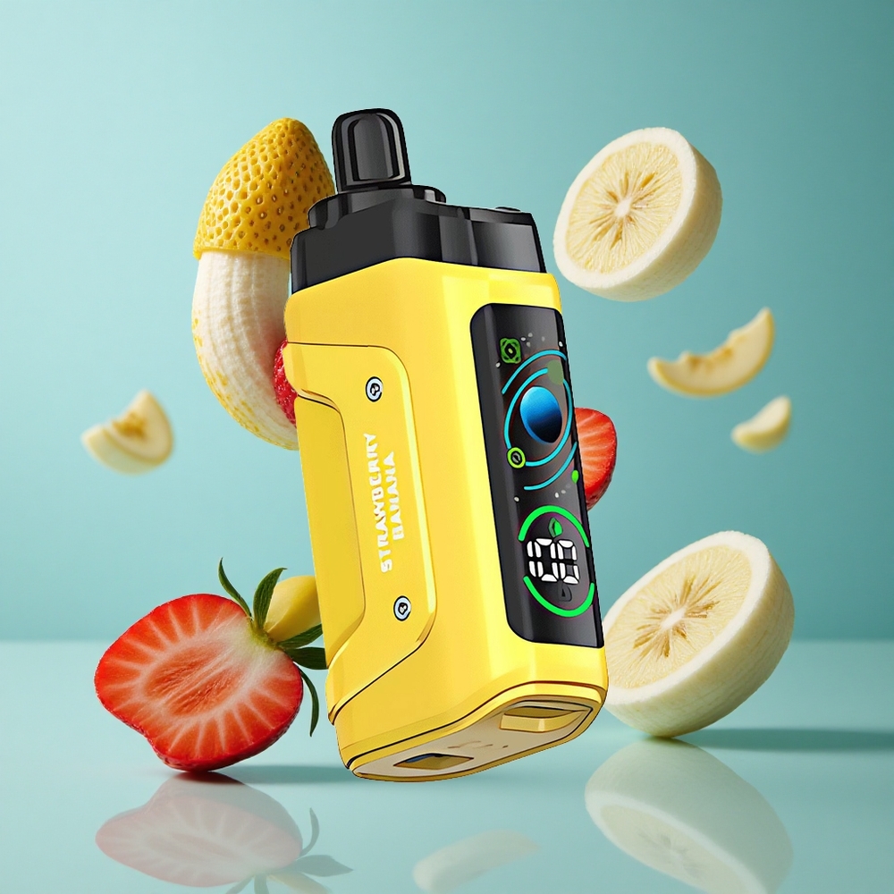 Ягода Банан Razz Bar 45000 Пуфове Регулируем въздушен поток Bulgaria vapes