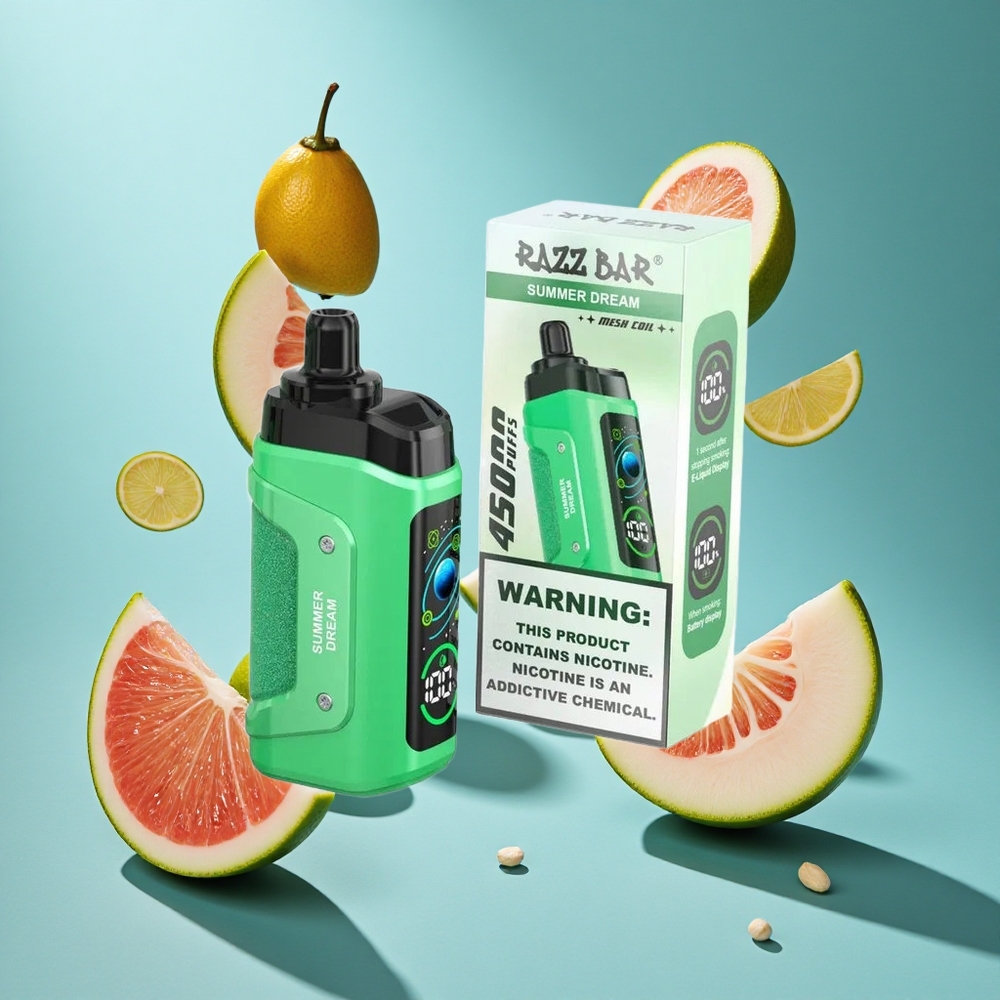 Лятна мечта Razz Bar 45000 Въздушен поток Bulgaria vapes