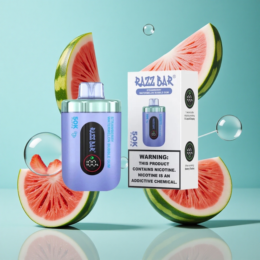 Ягода Диня Дъвка Razz Bar 50K 50000 Въздухоизточника Bulgaria vapes
