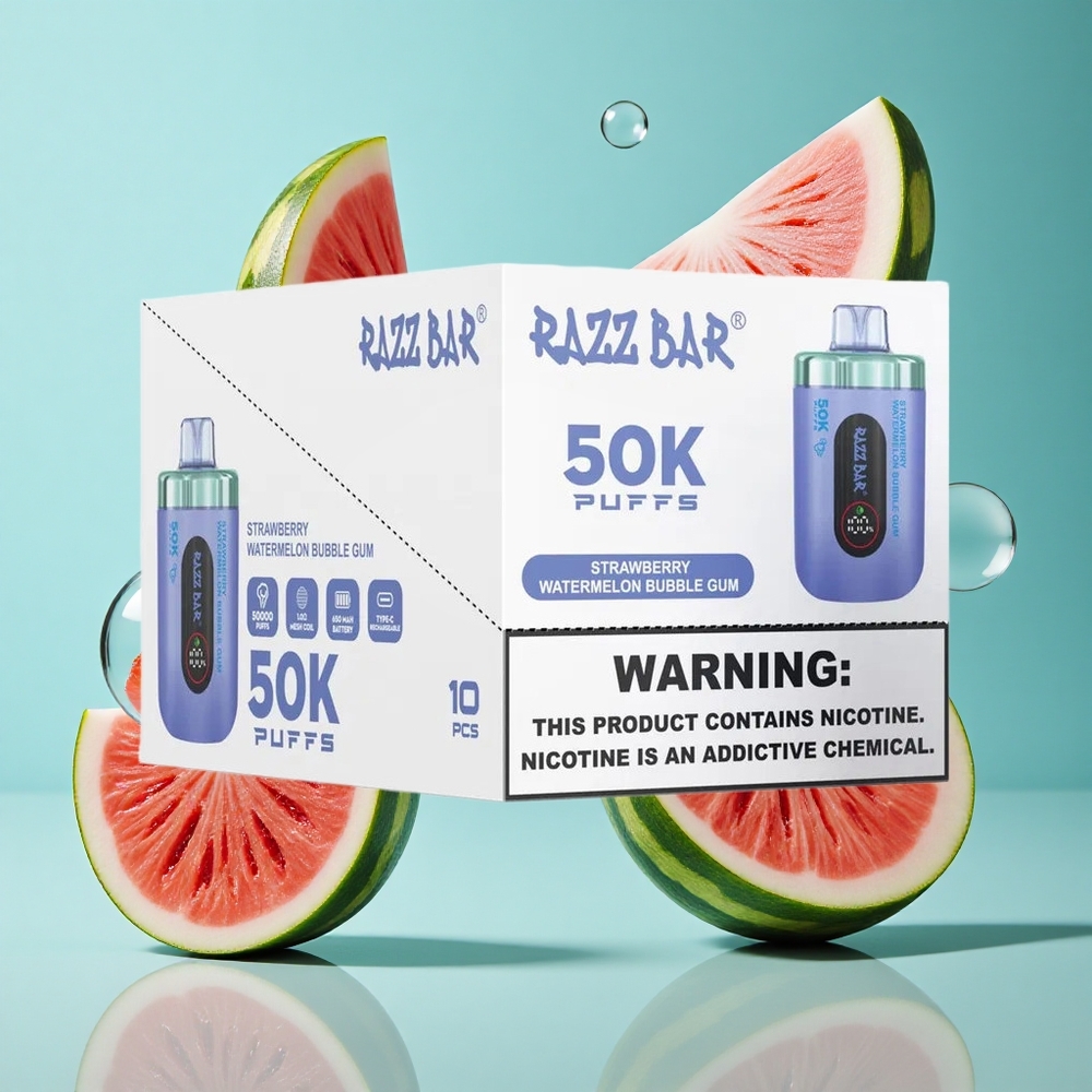 Ягода Диня Дъвка Razz Bar 50K 50000 Въздухоизточника Bulgaria vapes