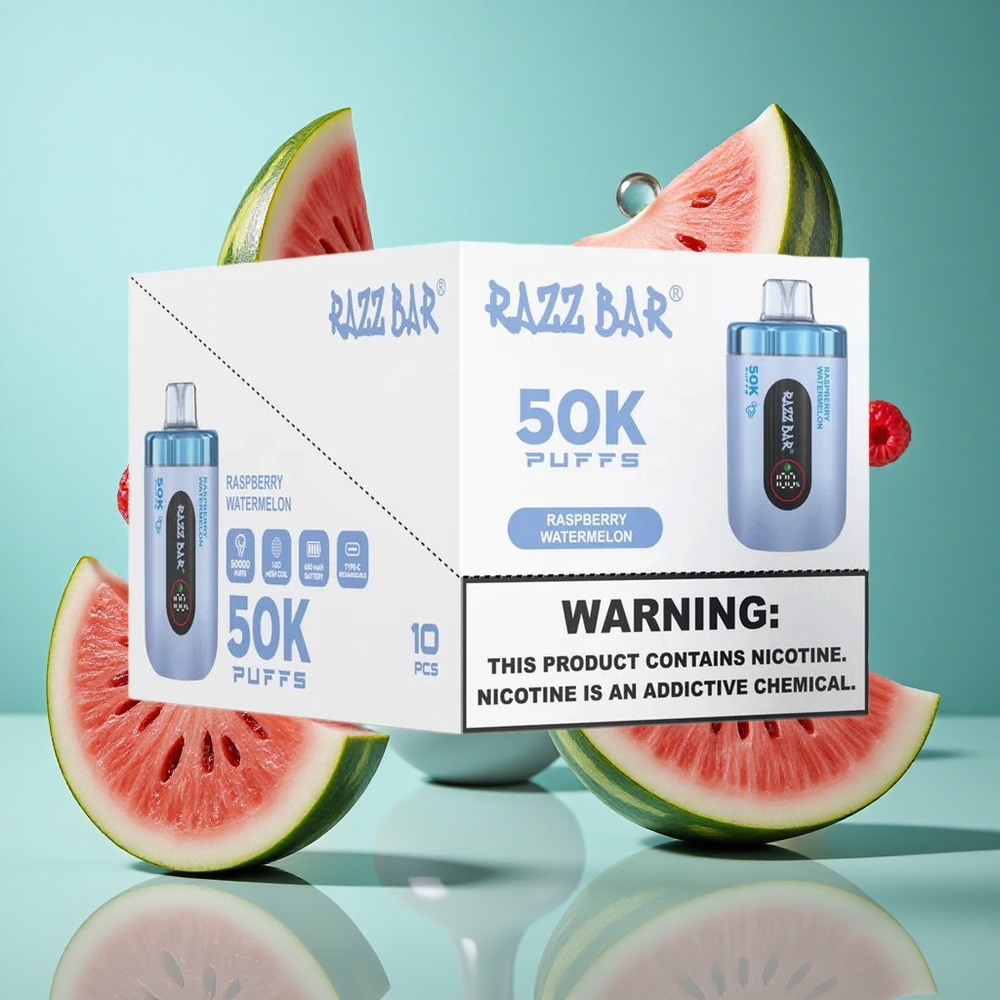 Малина Диня Razz Bar 50K 50000 Пуфове Type-C Bulgaria vapes