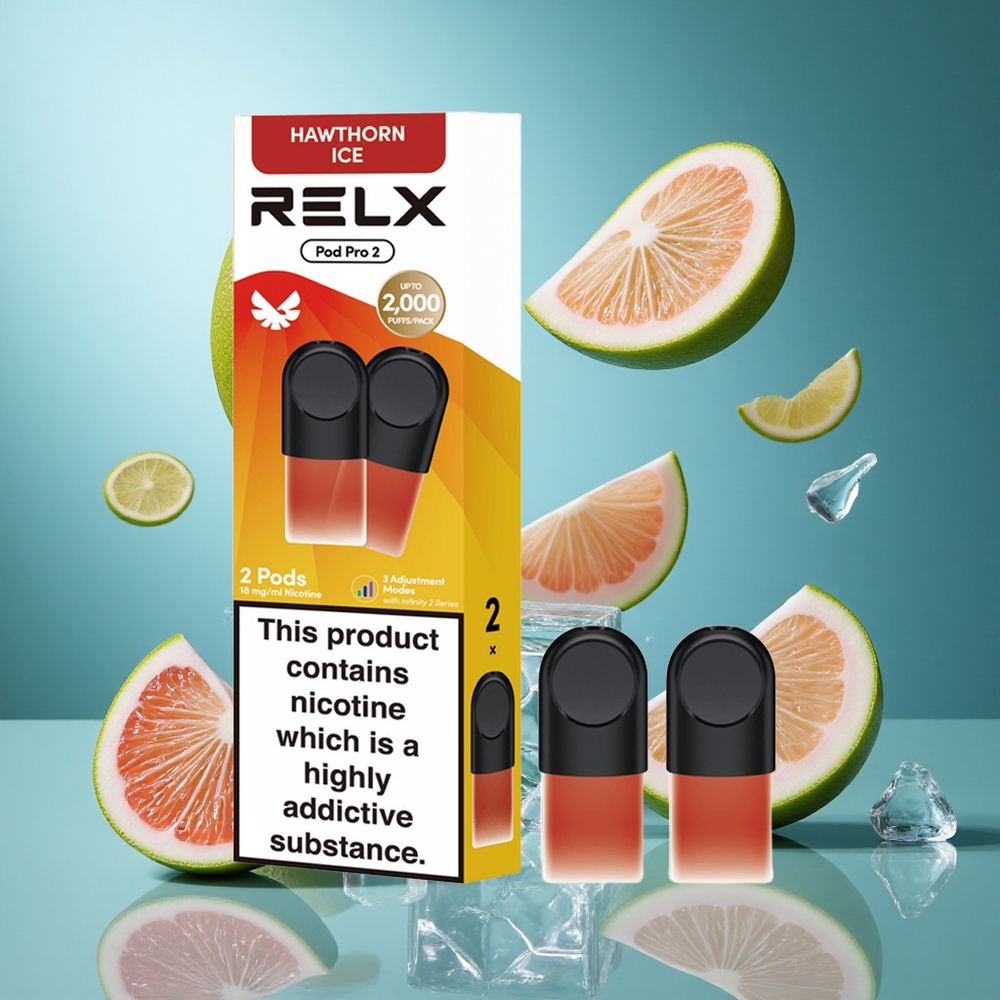 Глог Лед RELX Pod Pro 2 Пуфове 1.8% никотин Bulgaria vapes