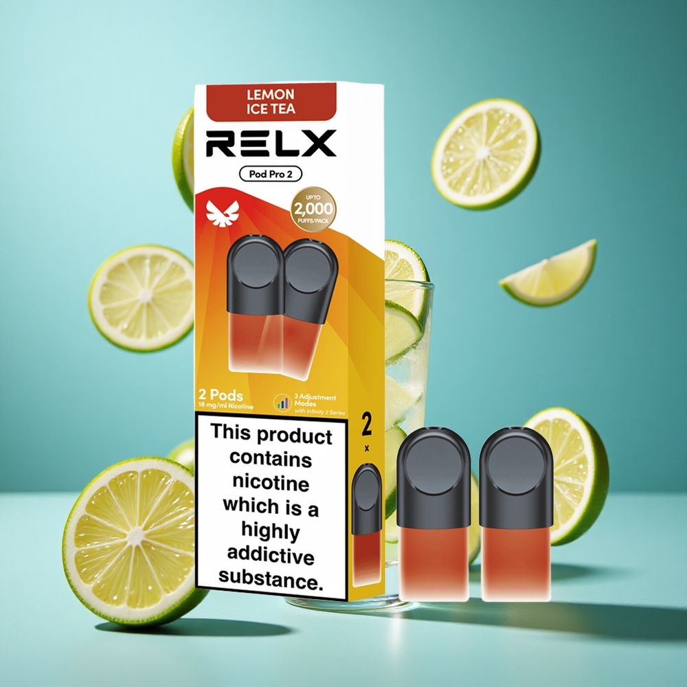 Чай-Лимонов Чай RELX Pod Pro 2 пуфов 1.8% никотин Bulgaria vapes