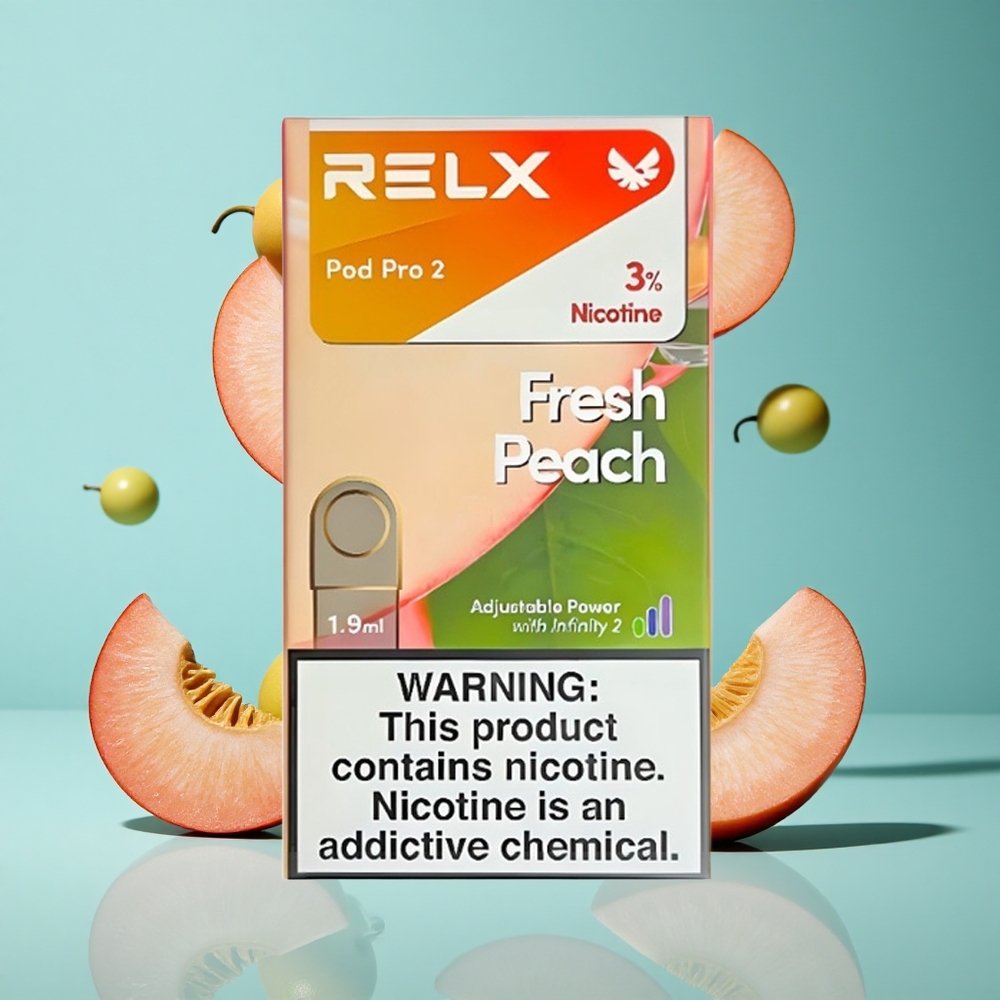 Свеж праскова RELX Pod Pro 2 Пуфове 1.9ml Bulgaria vapes