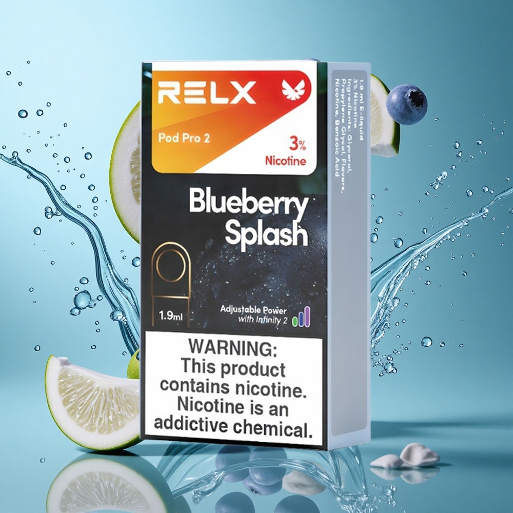 Синьо Боровинка RELX Pod Pro 2 Пуфов 3% Никотин Bulgaria vapes