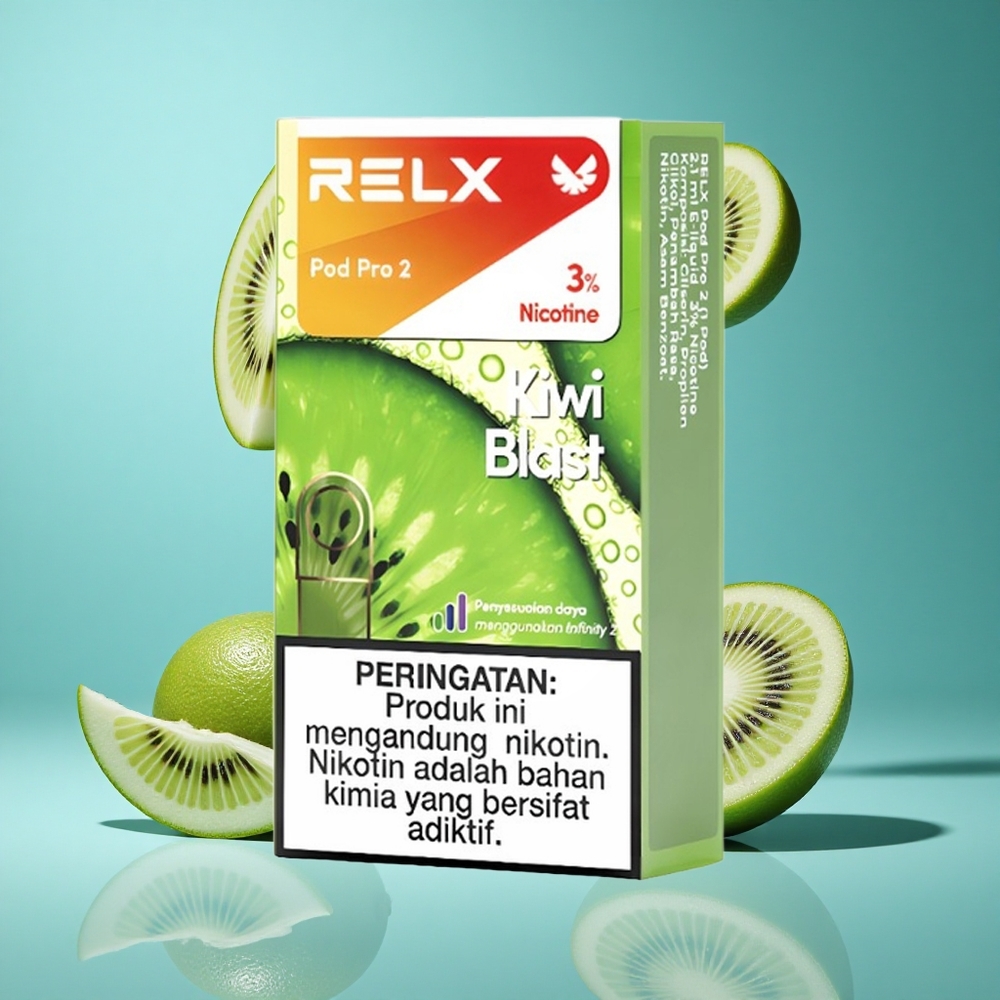 Киви Взрив RELX Pod Pro 2 пуфове 3% никотин Bulgaria vapes