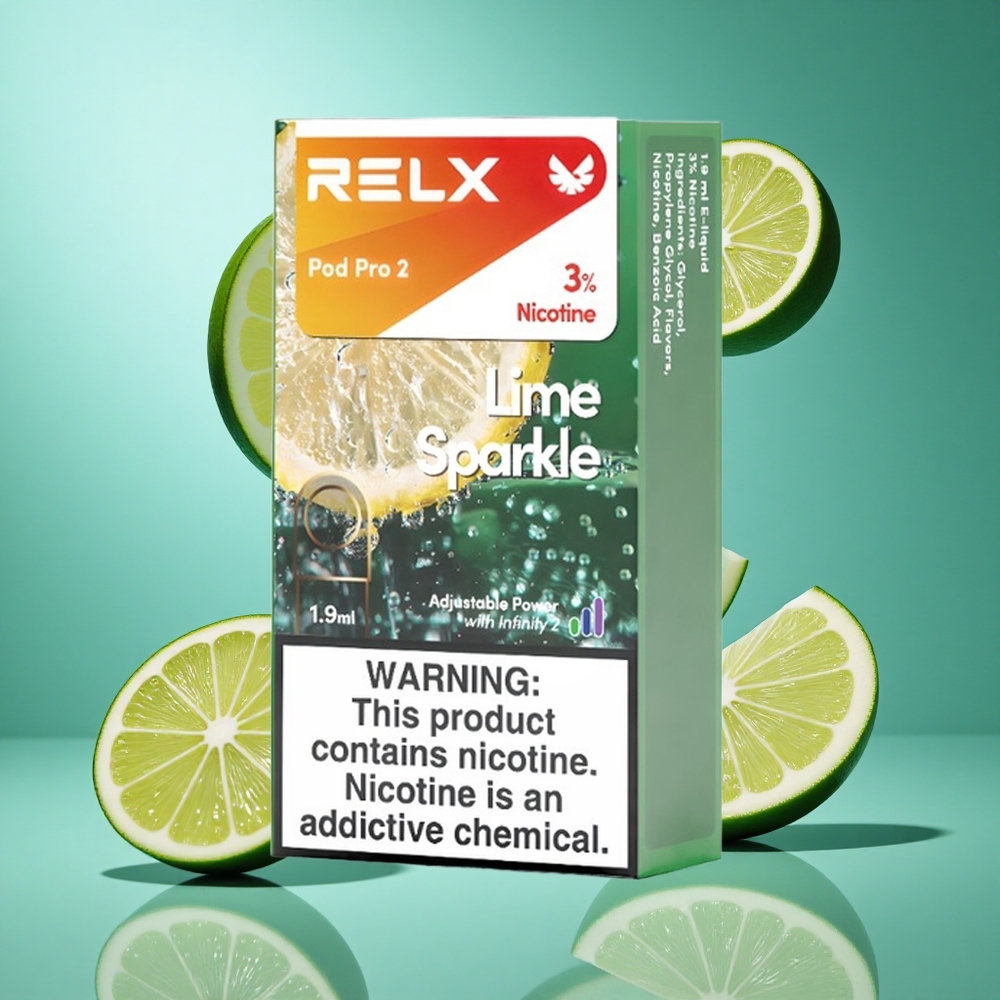 Лайм Искра RELX Pod Pro 2 Пуфове 3% Никотин Bulgaria vapes