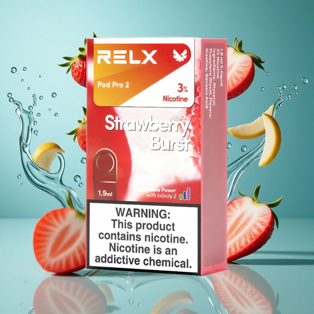 Ягодов Взрив RELX Pod Pro 2 Пуфове 3% Никотин Bulgaria vapes