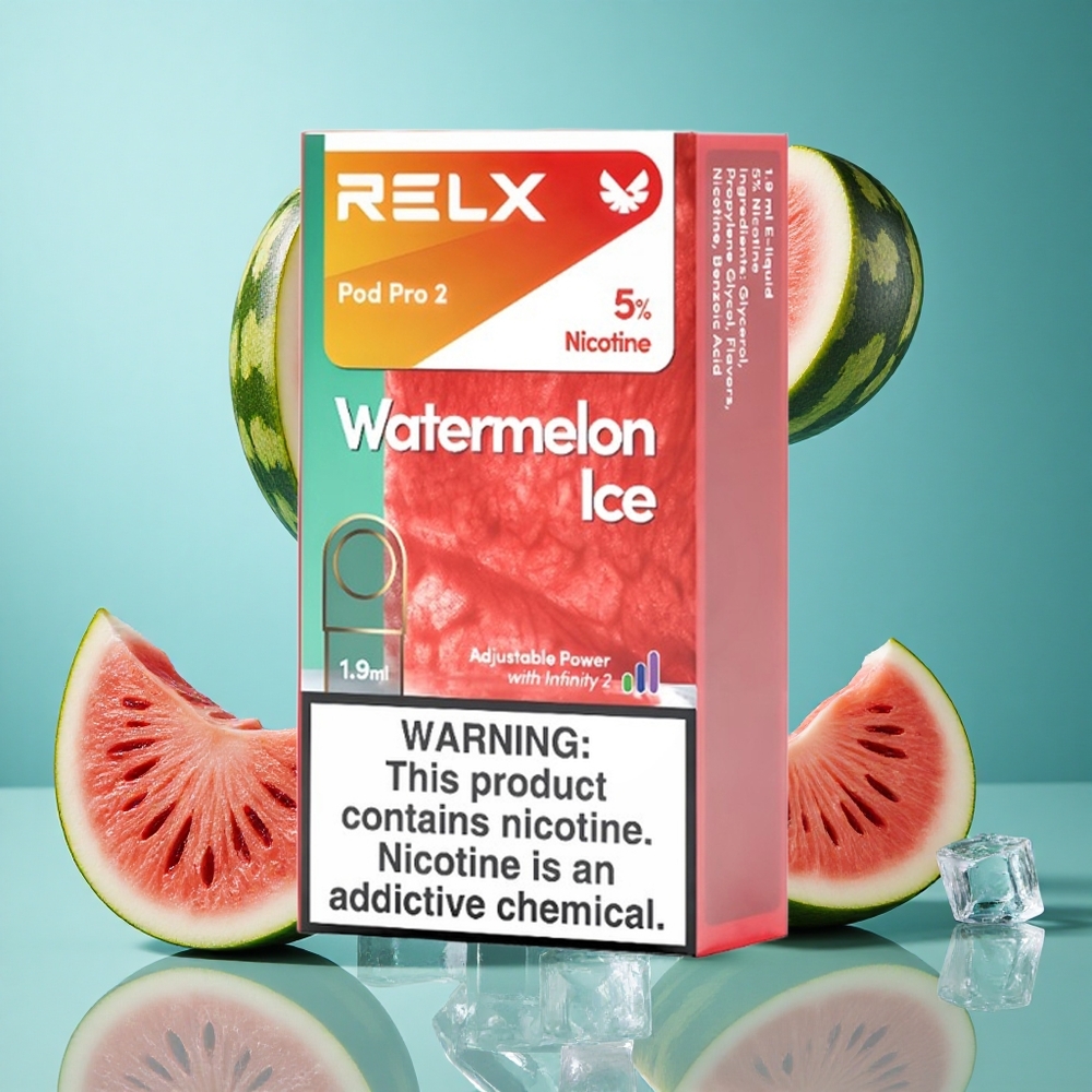 Диня Лед RELX Pod Pro 2 Пуфове 5% Никотин Bulgaria vapes