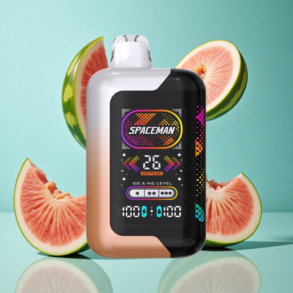 Сочен праскова диня SMOK SPACEMAN SP40000 40000 Пуфове 20мл е-течност Bulgaria vapes