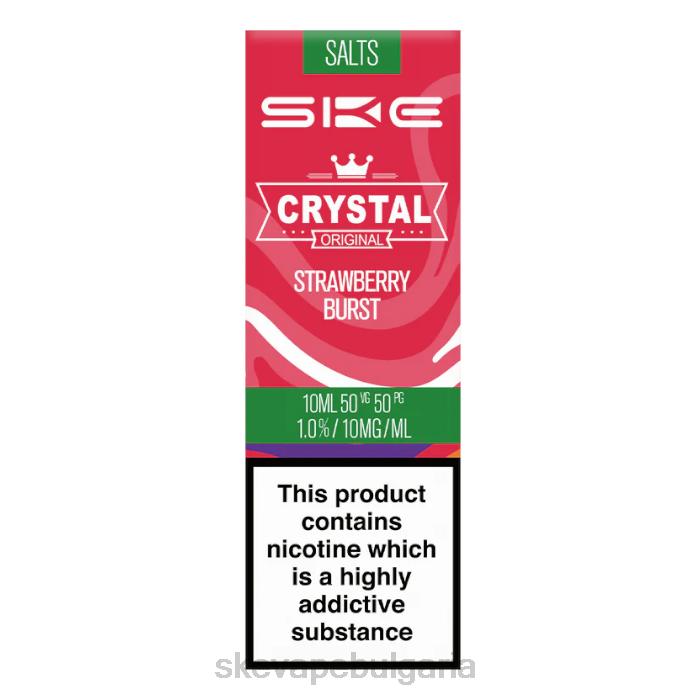 SKE Crystal Vape - SKE кристална сол - 10 мл ягода избухна JV6L118